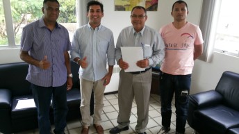 Representantes do Sindguarda-AL participam de audiência com prefeito de São José da Laje