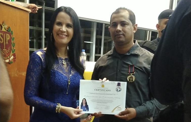 Guarda municipal de Palmeira dos Índios ganha Medalha de Ordem do Mérito de PATAMO