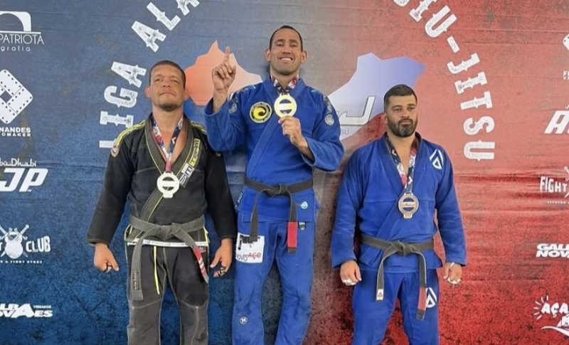 Guarda Municipal de Boca da Mata é vice-campeão na categoria Master de Jiu-Jitsu