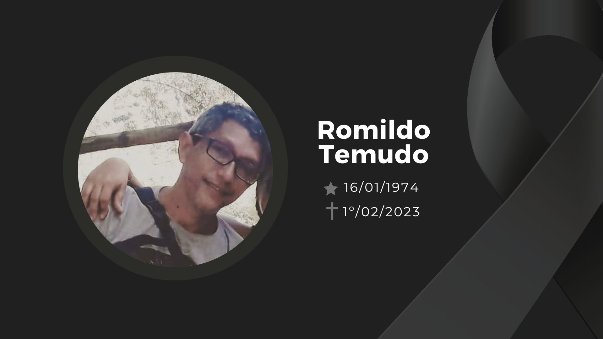 Guarda Romildo Temudo será sepultado no Parque Memorial, no Benedito Bentes