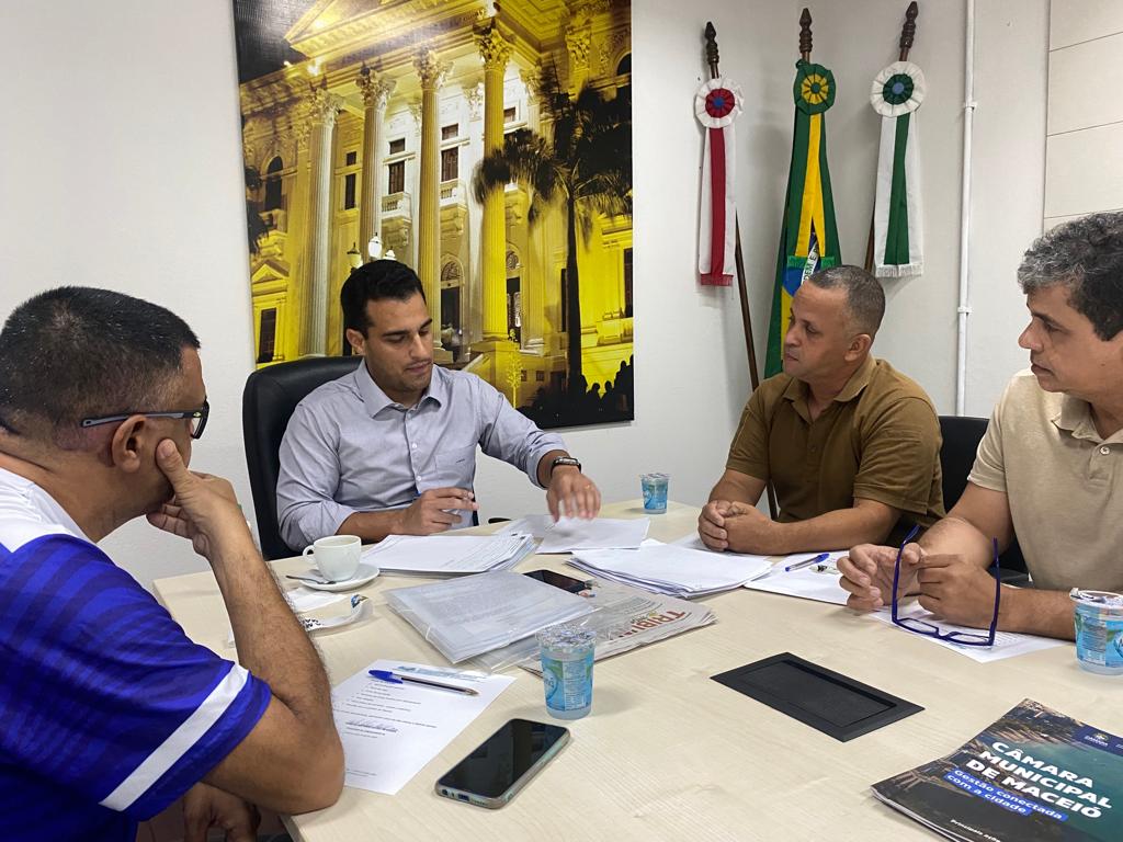 Sindguarda e presidente da Câmara Municipal de Maceió discutem pautas essenciais para a classe