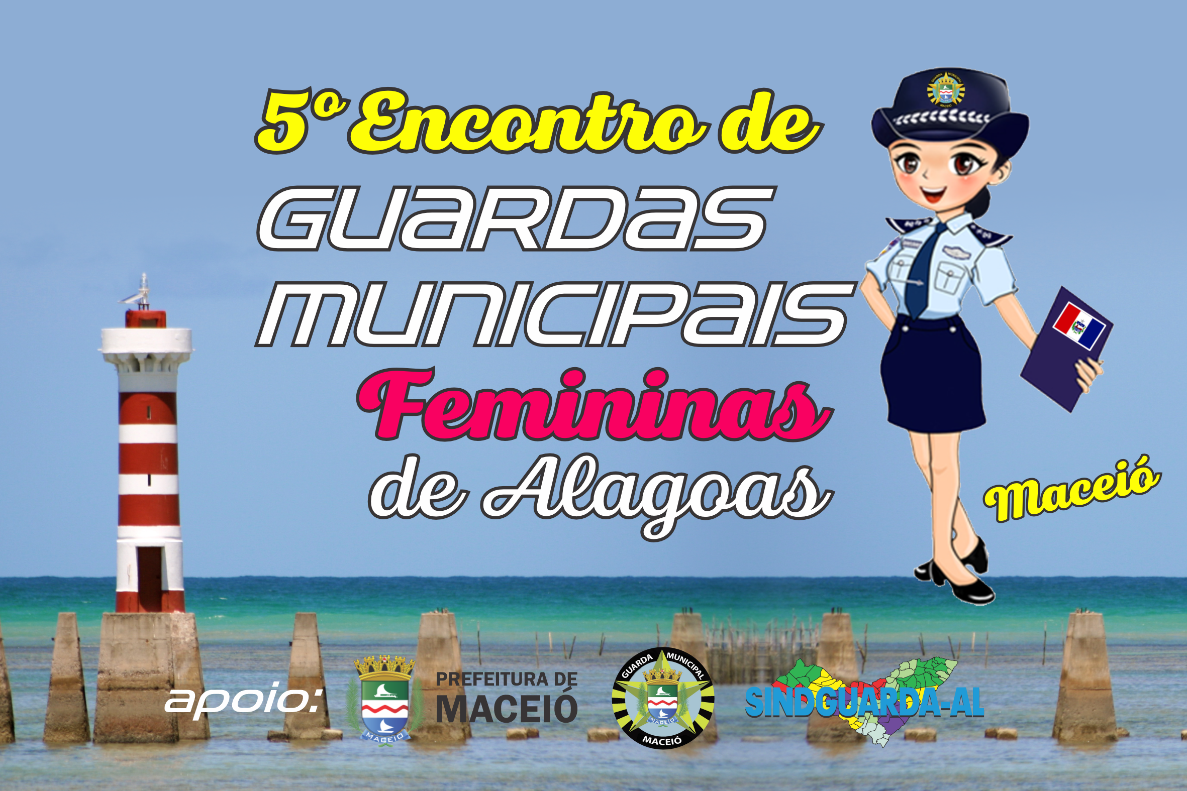 5º Encontro de Guardas Municipais Femininas de Alagoas será no dia 27 de setembro