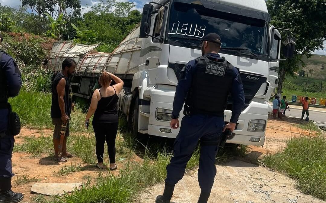 Guarda Municipal de Joaquim Gomes presta apoio a caminhoneiro vítima de violência e reforça segurança na região