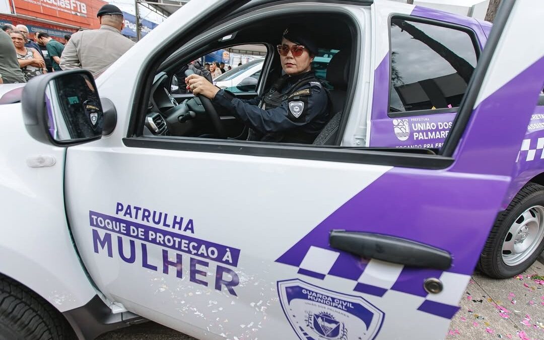 União dos Palmares reforça combate à violência contra a mulher com nova viatura para a Guarda Municipal
